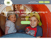 Tablet Screenshot of kidsretreat.com.au